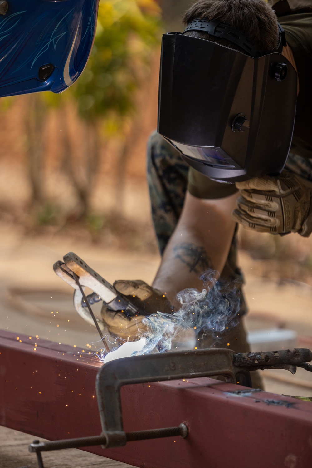 Strong Relationships and Strong Foundations: Marines with MWSS-171 begin building the Ban Prakaet School at Chanthaburi, Thailand
