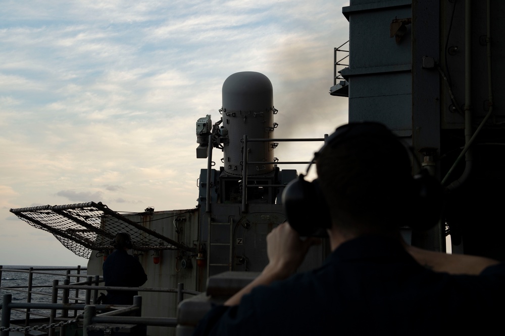 USS Dwight D. Eisenhower Conducts Routine Operations in the Red Sea