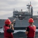 USS Gravely Conducts a Replenishment-at-Sea with USNS Supply in the Red Sea