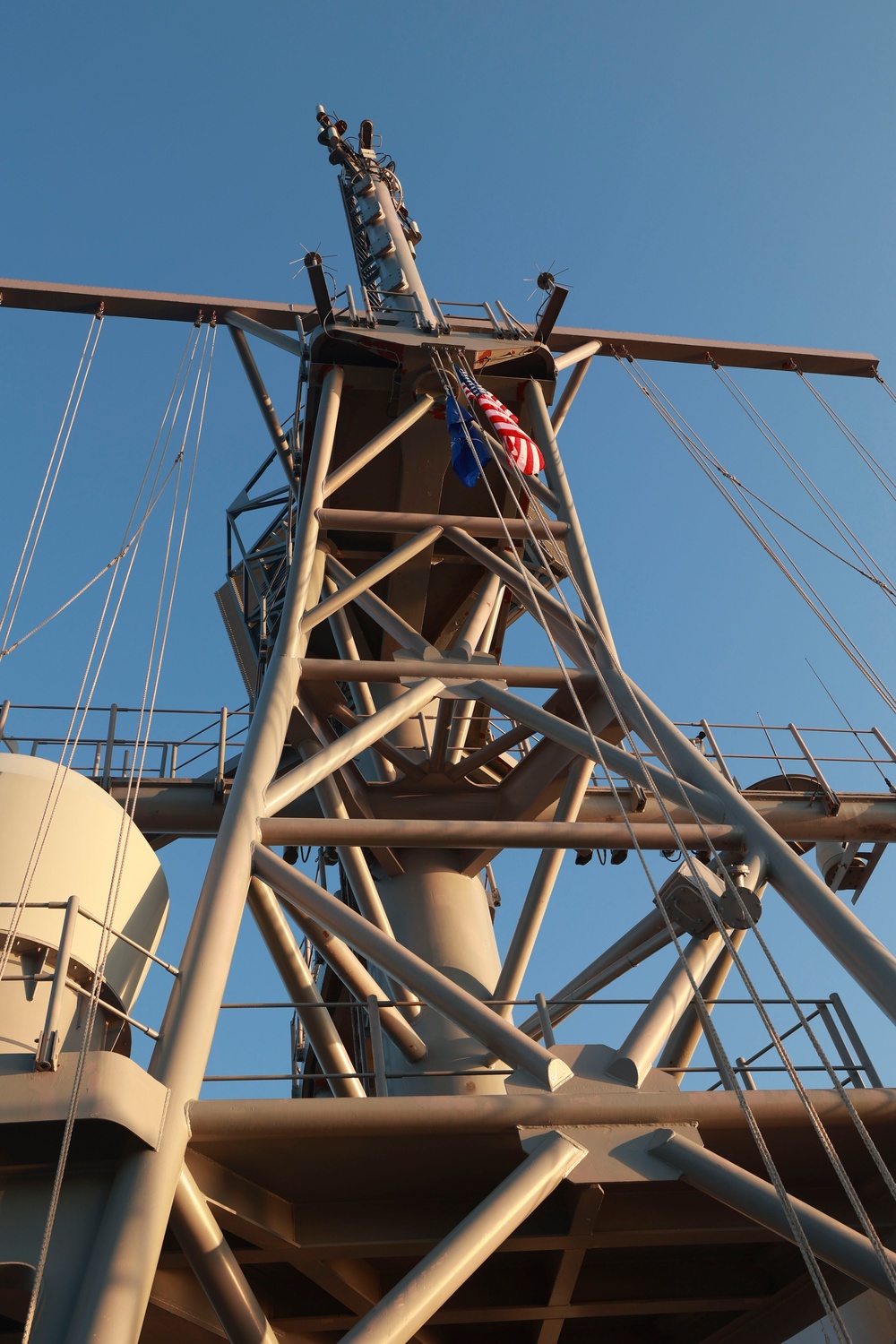 USS Bataan Raises NATO Flag