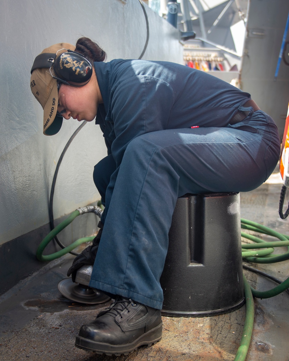 USS Hopper (DDG 70) Sailors Conduct Routine Operations in Subic Bay