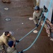 Members of Le Bataillon de Fusiliers Marins (BFM) Détroyat Conduct Repel Training