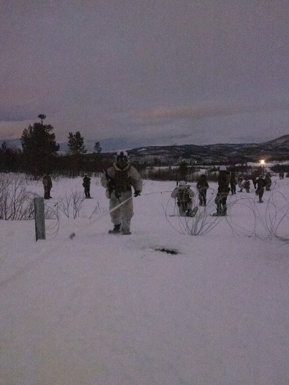 U.S. Marines of 2nd Marine Regiment Conduct a Platoon Live-fire Range in Norway