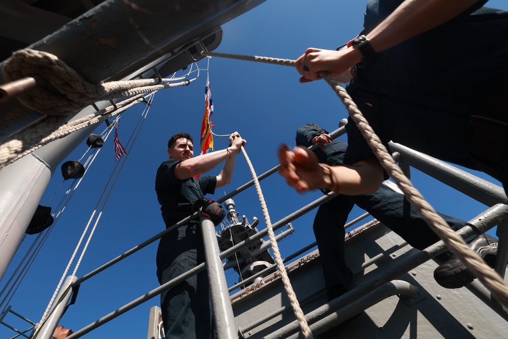 BAT ARG Holds Flag Raising Exercise