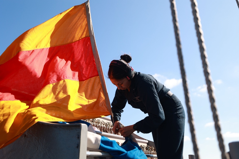 BAT ARG Holds Flag Raising Exercise