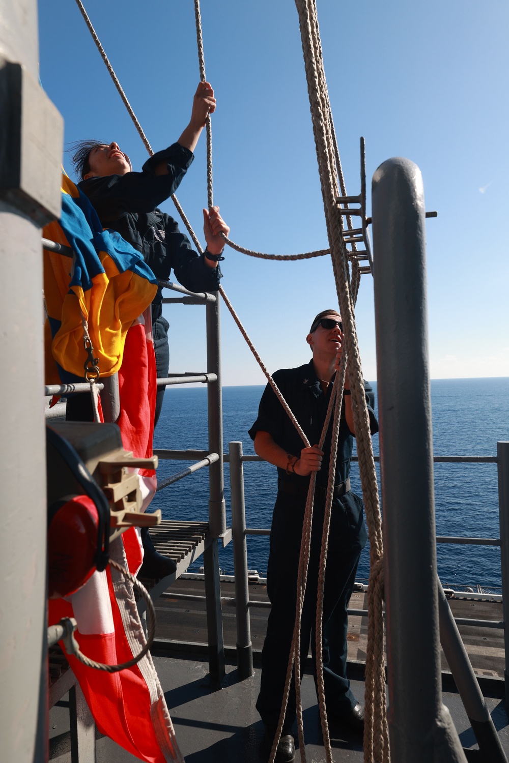 BAT ARG Holds Flag Raising Exercise