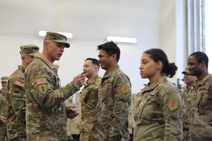 Commanding General of the 1st Infantry Division John V. Meyer III Powidz, Poland Battlefield Circulation