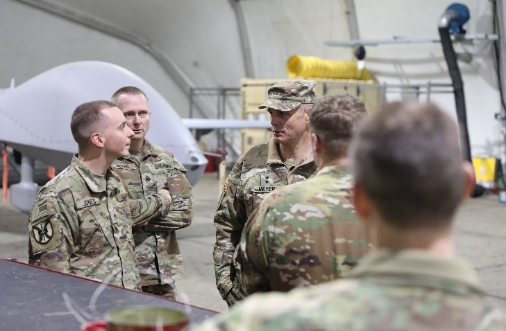 Commanding General of the 1st Infantry Division John V. Meyer III Powidz, Poland Battlefield Circulation