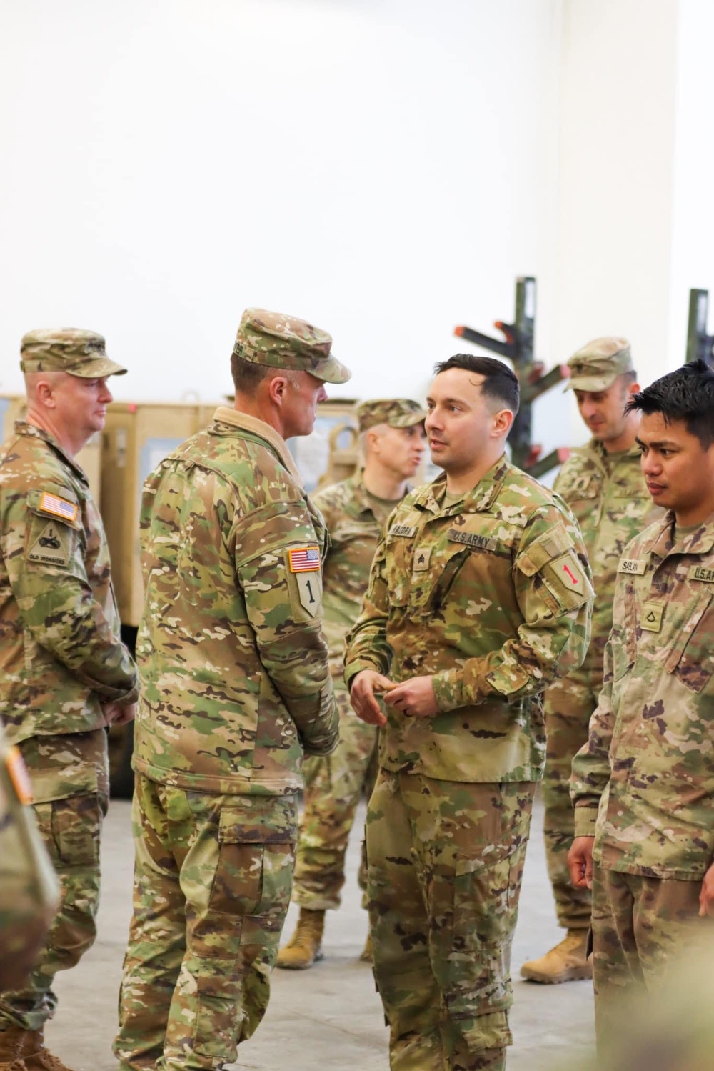 Commanding General of the 1st Infantry Division John V. Meyer III Powidz, Poland Battlefield Circulation