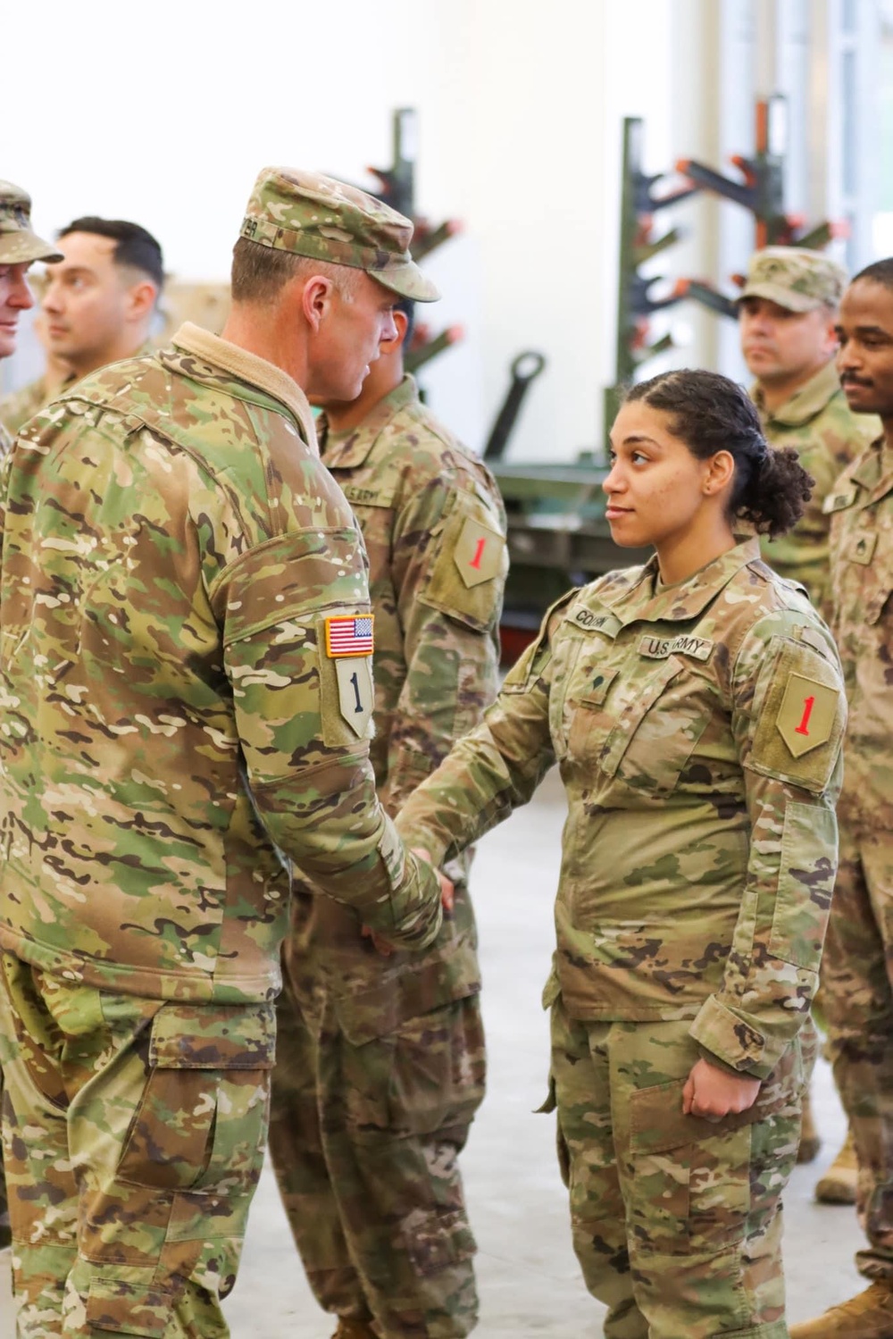Commanding General of the 1st Infantry Division John V. Meyer III Powidz, Poland Battlefield Circulation