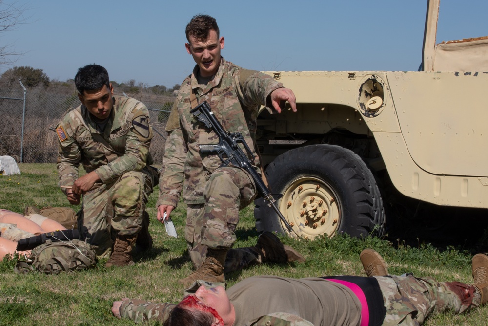 Training for Army Best Medic Competion