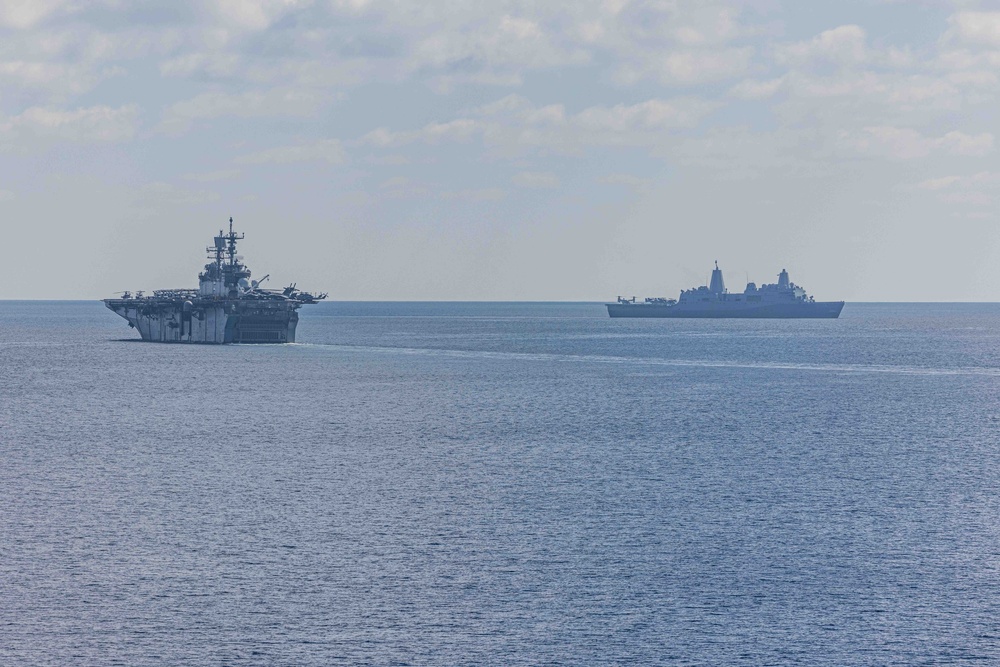 USS Carter Hall (LSD 50) Conducts Passex, Feb. 24, 2024