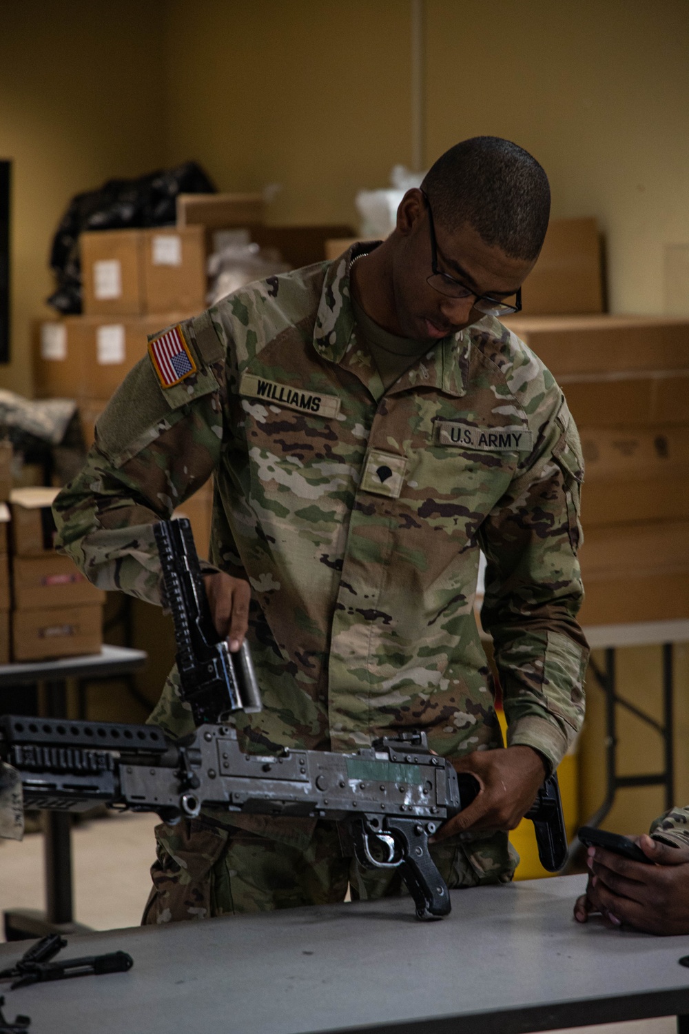 3rd Division Sustainment Brigade brushes up on their M240 weapon skills