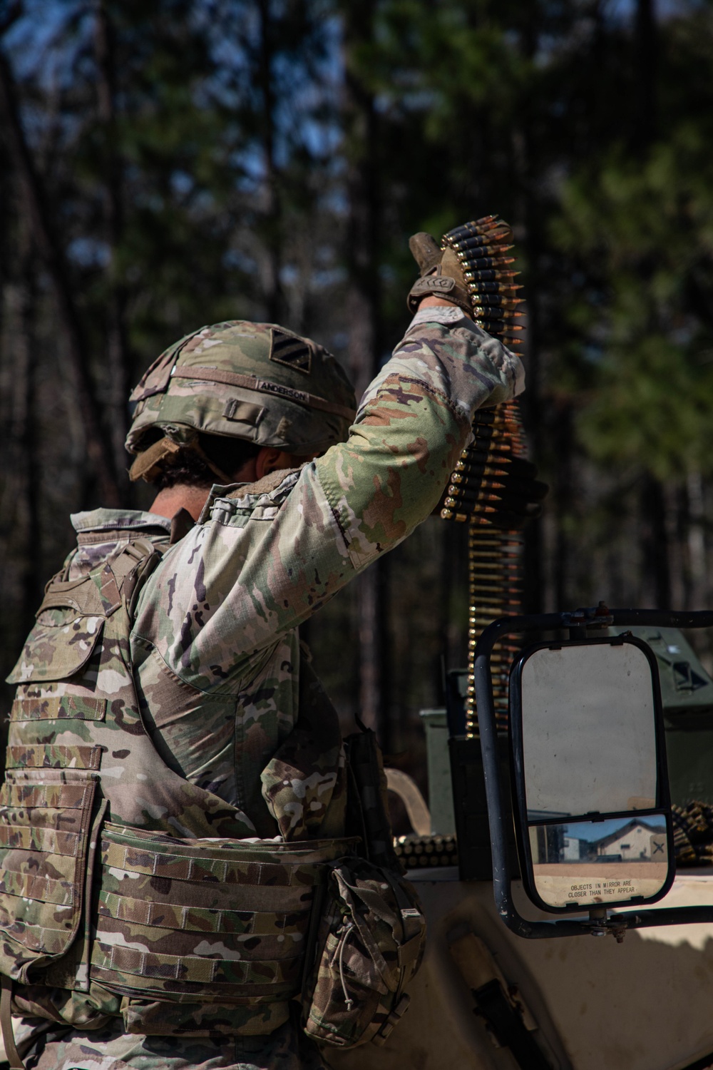 3rd Division Sustainment Brigade brushes up on their M240 weapon skills