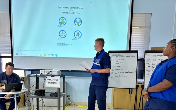 U.S. Coast Guard completes critical Incident Command System training in Guam