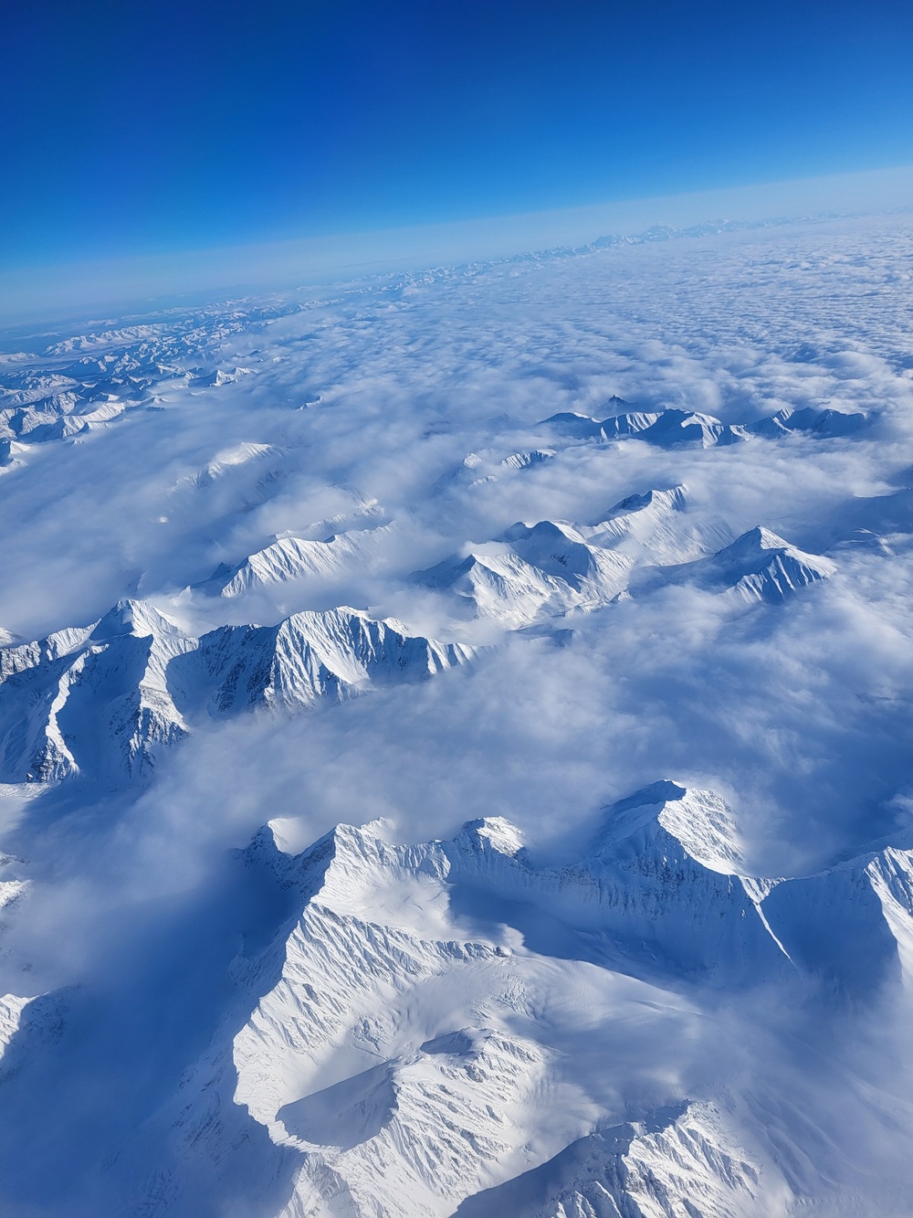 ARCTIC EDGE 2024:  Aerial View of Mountains in Alaska