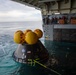 USS San Diego (LPD 22) launches crew module test article (CMTA) while underway for NASA’s Underway Recovery Test 11