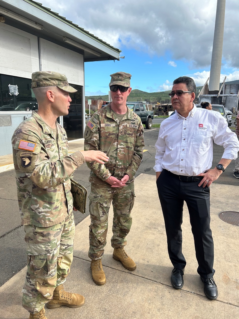 USACE site visit for Hawai‘i Wildfires Recovery Mission