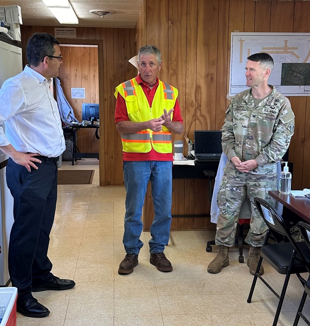 USACE site visit for Hawai‘i Wildfires Recovery Mission