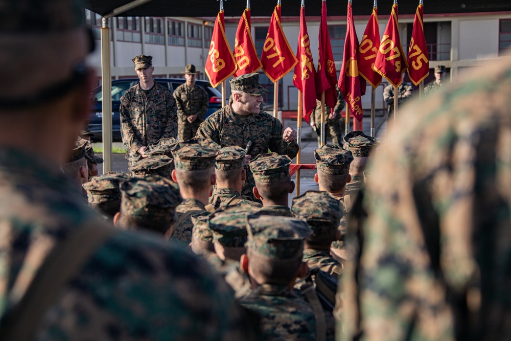 Delta Company EGA Ceremony