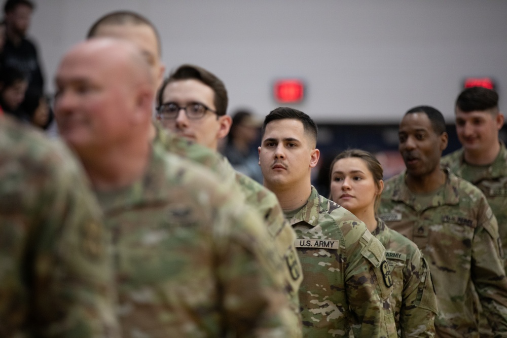 1483rd Transporation Company honored during pre-deployment ceremony