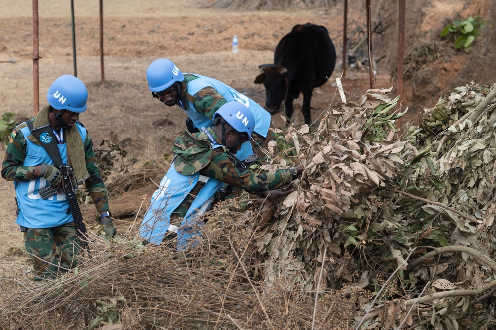 Shanti Prayas IV | Ghana Army Executes Cordon and Search Lane