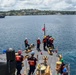 unreleased U.S. Coast Guard Cutter Harriet Lane anchors near Port Vila, Vanuatu