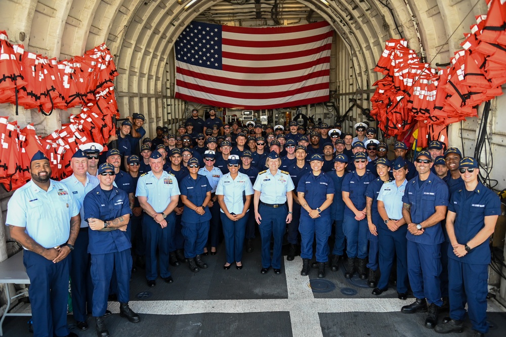 U.S. Coast Guard Cutter Harriet Lane hosts Commandant near Port Vila, Vanuatu