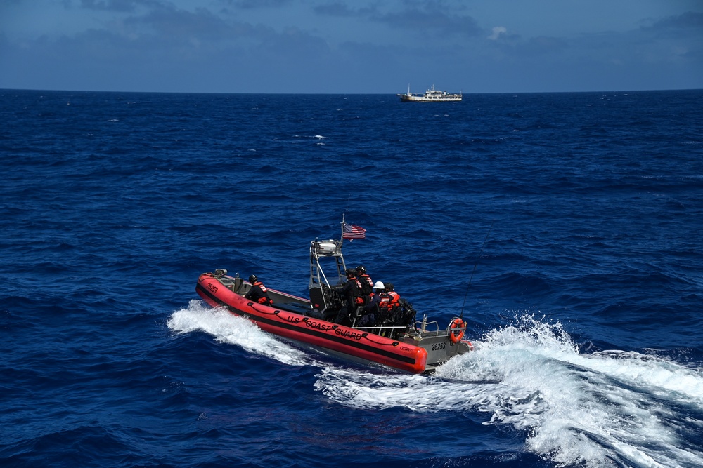 U.S. Coast Guard Cutter Harriet Lane, Vanuatu partner to conduct fishery boardings