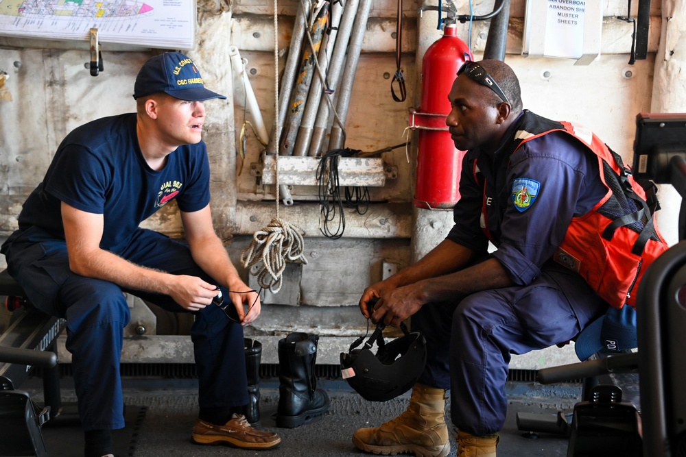 U.S. Coast Guard Cutter Harriet Lane, Vanuatu partner to conduct fishery boardings