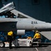 George Washington Conducts Hangar Deck Operations