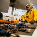 George Washington Conducts Hangar Deck Operations