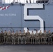 British Royal Marine Commandos tour USS Bataan