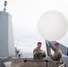 USS San Diego makes weather observations while underway for NASA's Underway Recovery Test 11