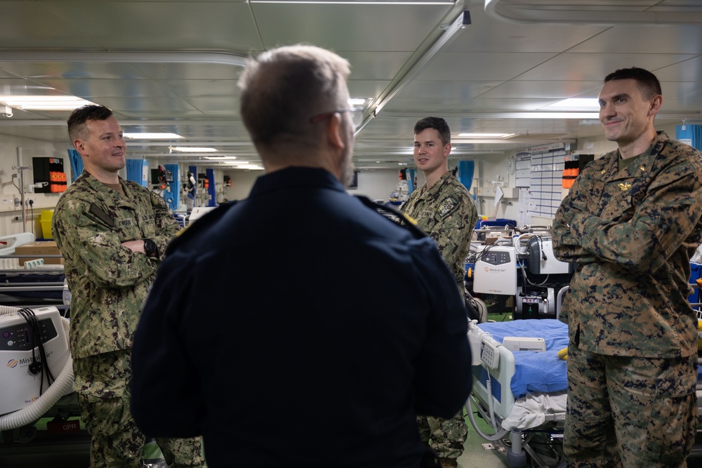 BATARG conducts Medical Exchange with UK Royal Navy aboard RFA Argus