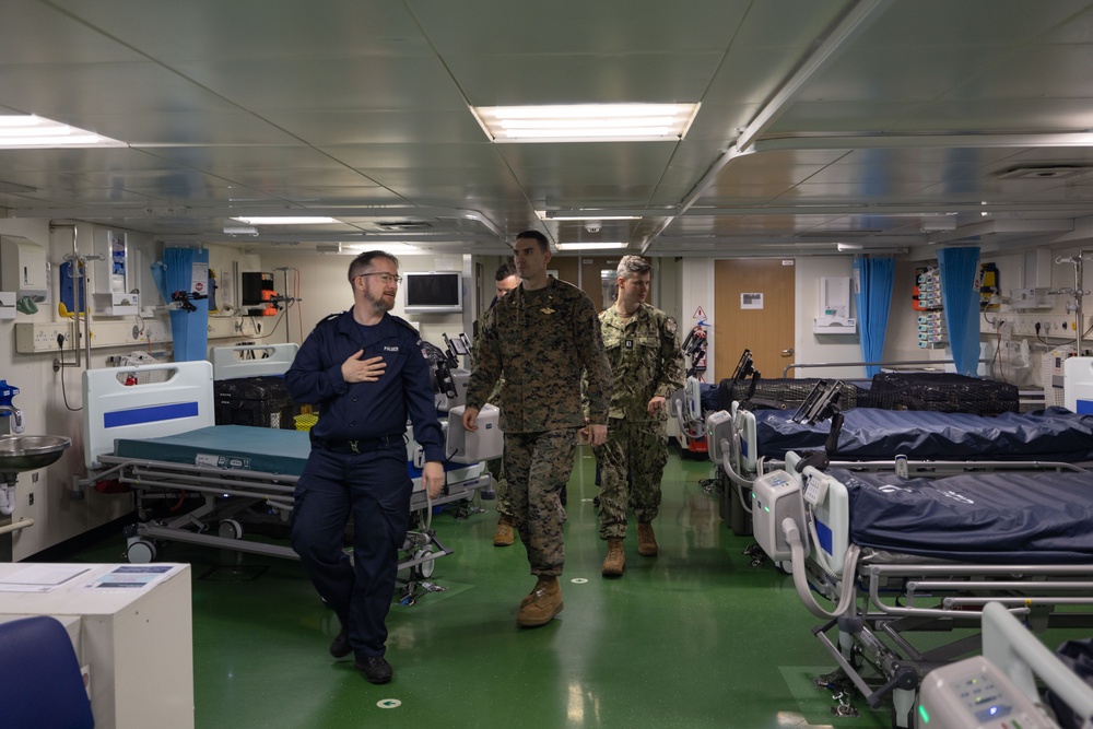 BATARG conducts Medical Exchange with UK Royal Navy aboard RFA Argus