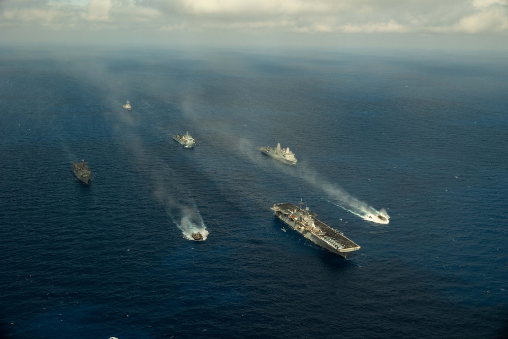 Bataan Amphibious Ready Group Conducts PASSEX With Royal Navy