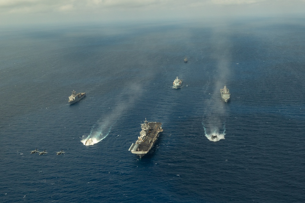 Bataan Amphibious Ready Group Conducts PASSEX With Royal Navy