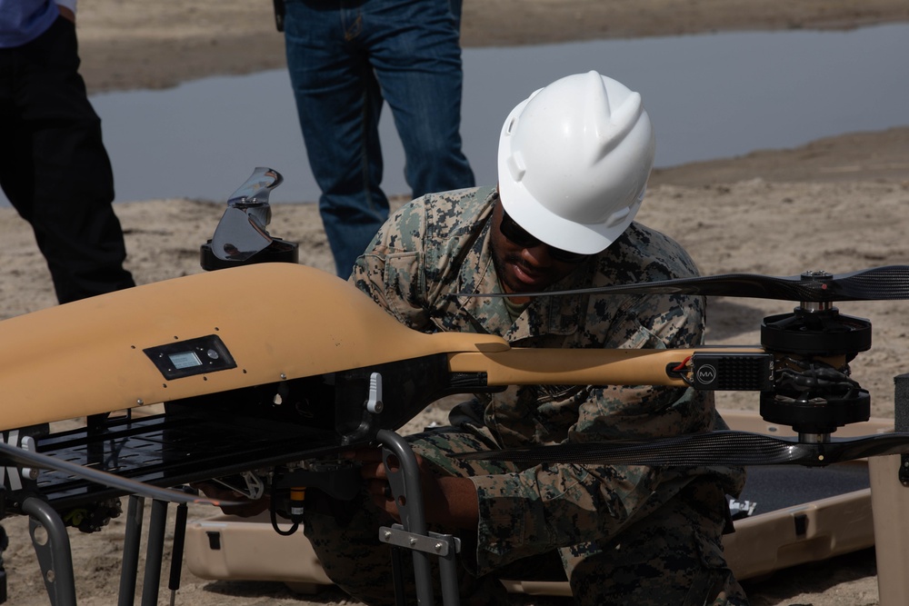 U.S. Marines, Army members conduct logistics experimentation during Project Convergence- Capstone 4