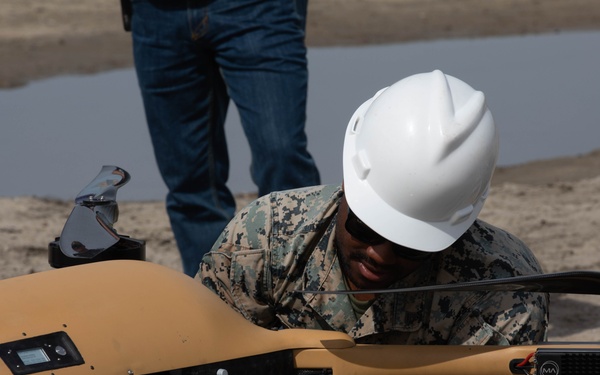 U.S. Marines, Army members conduct logistics experimentation during Project Convergence- Capstone 4