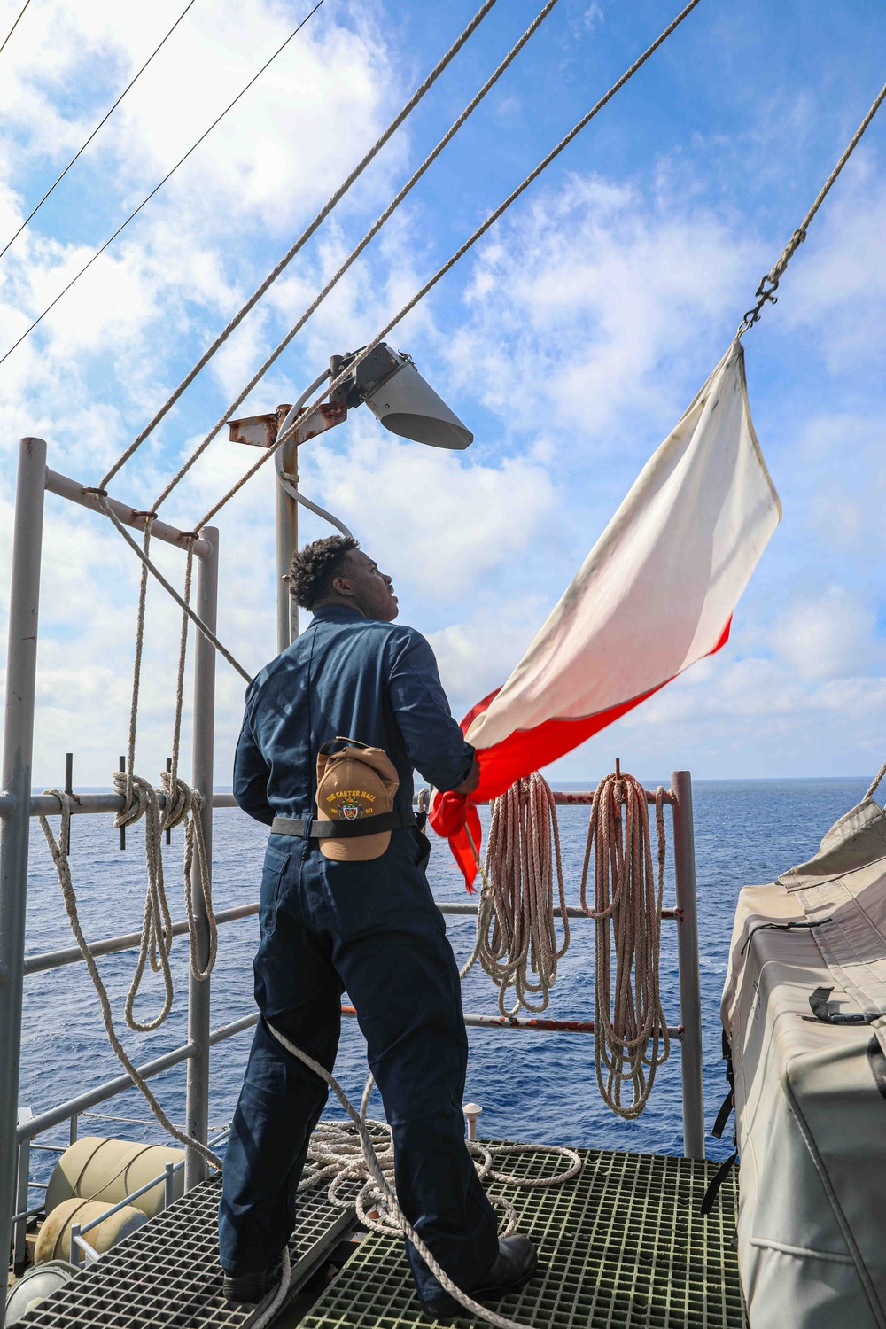 USS Carter Hall (LSD 50) Conducts Passex, Feb. 25, 2024