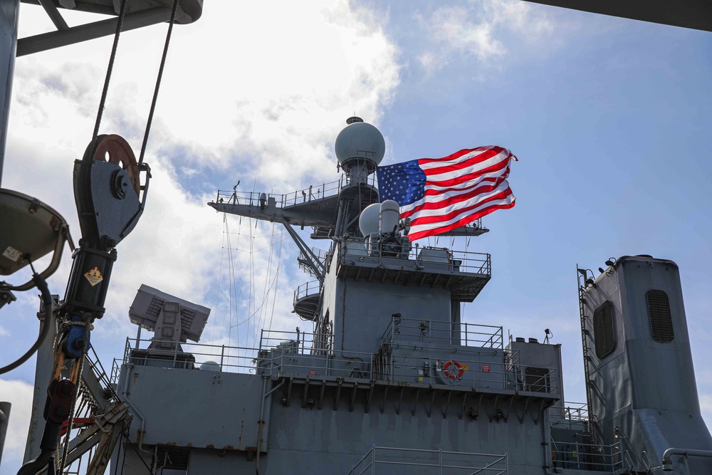 USS Carter Hall (LSD 50) Conducts Passex, Feb. 25, 2024