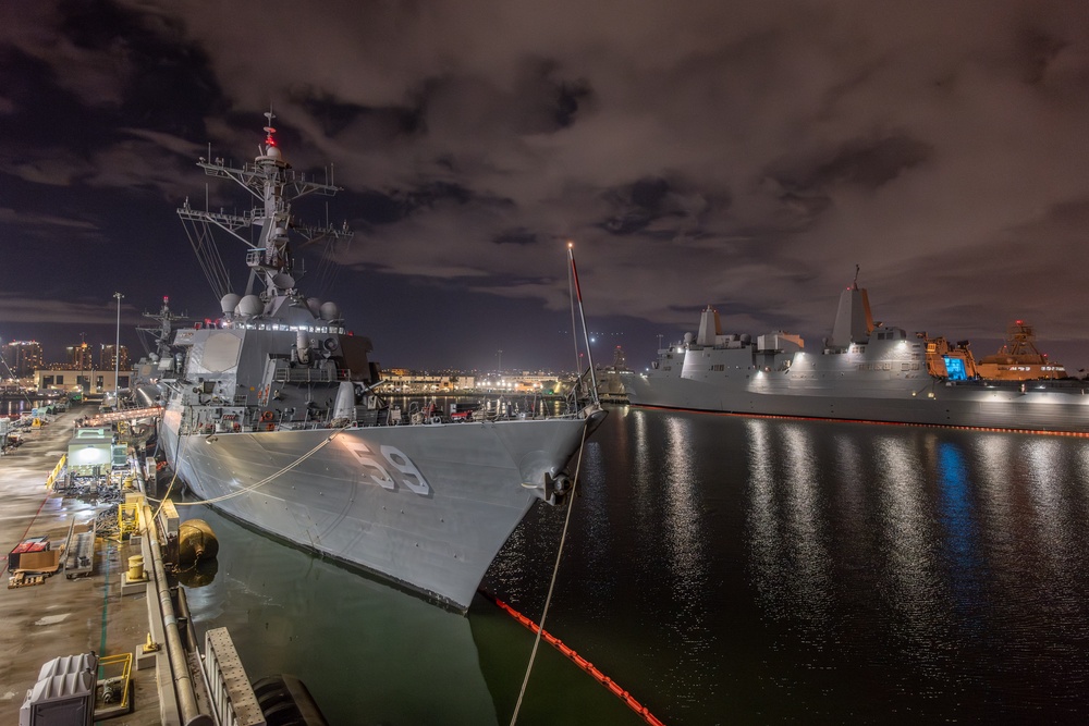 USS Russell Completes First Deployment Milestone - Arrives in Pearl Harbor