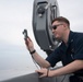 USS San Diego (LPD 22) makes weather observations while underway for NASA’s Underway Recovery Test 11