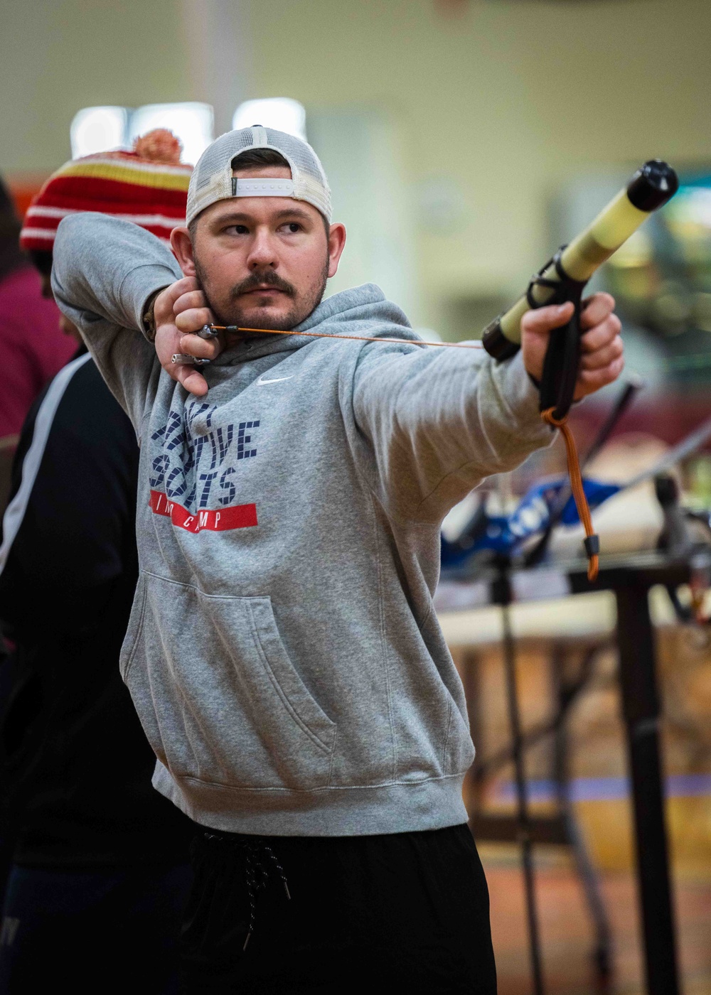 Navy Wounded Warrior Trials at JBPHH - Archery Practice