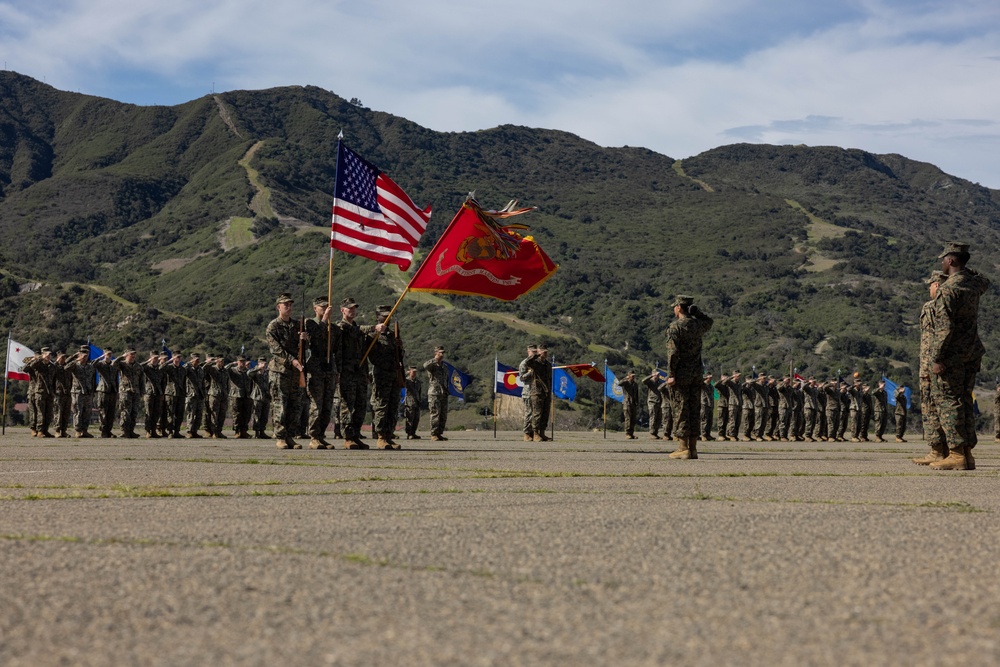 3rd Bn., 1st Marines holds relief, appointment ceremony