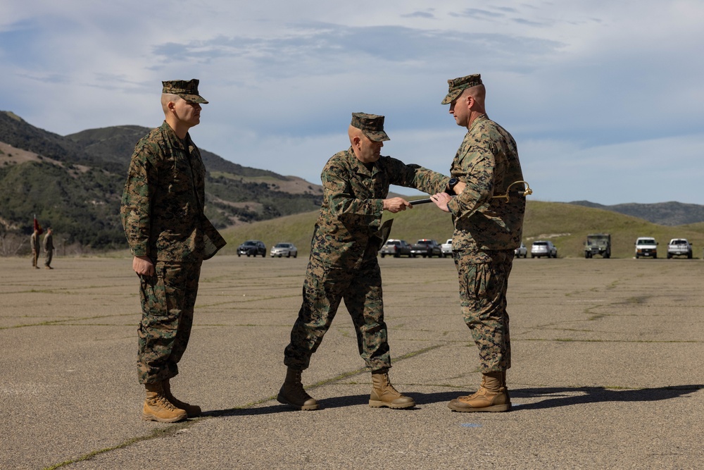 3rd Bn., 1st Marines holds relief, appointment ceremony