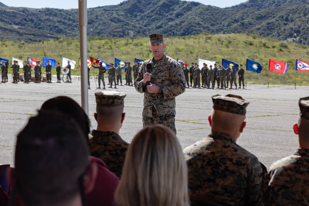 3rd Bn., 1st Marines holds relief, appointment ceremony