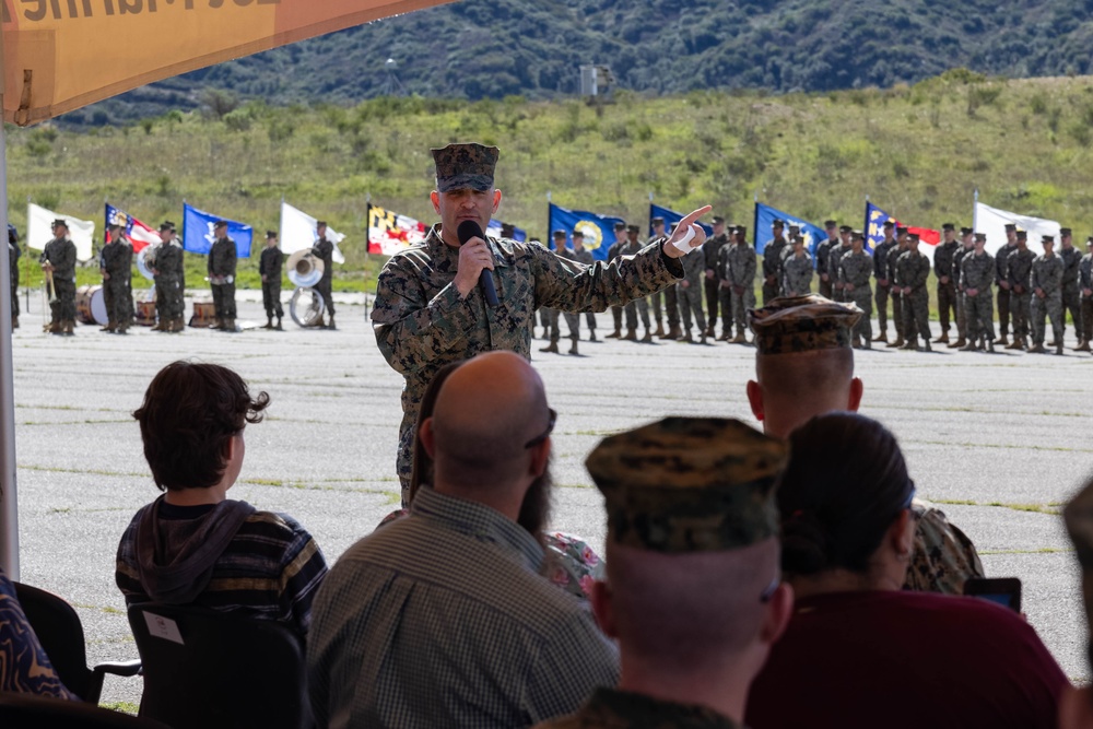 3rd Bn., 1st Marines holds relief, appointment ceremony