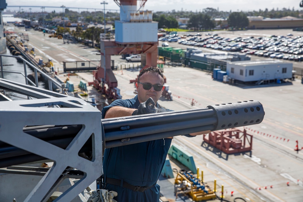 Abraham Lincoln conducts routine operations